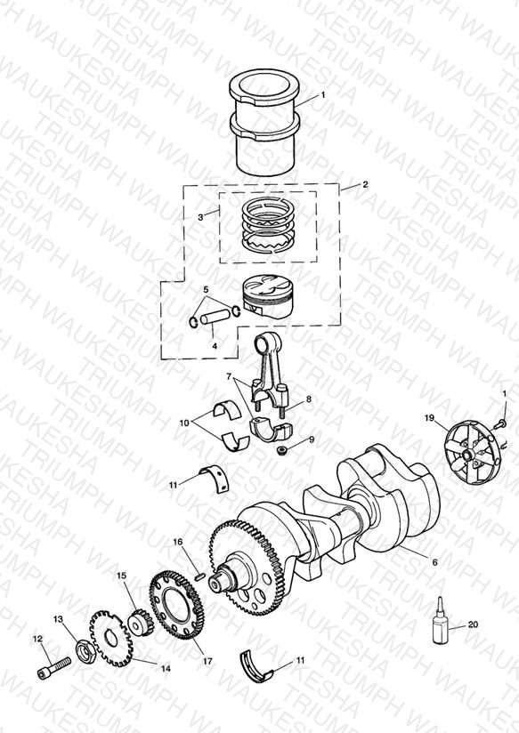 Crankshaft/Conn Rod/Pistons and Liners