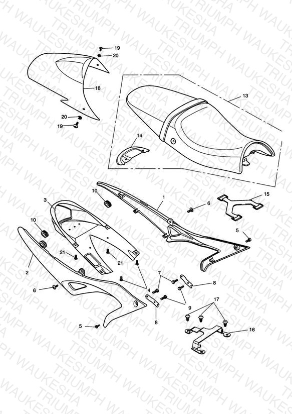 Rear Bodywork & Seat > 333178