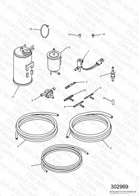 Evaporative Loss Equipment US California models only