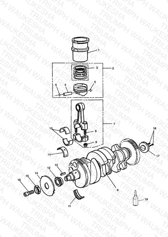 Crankshaft/Conn Rod/Pistons and Liners
