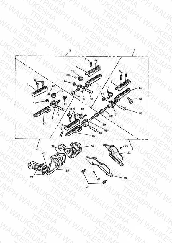 Footrests & Mountings