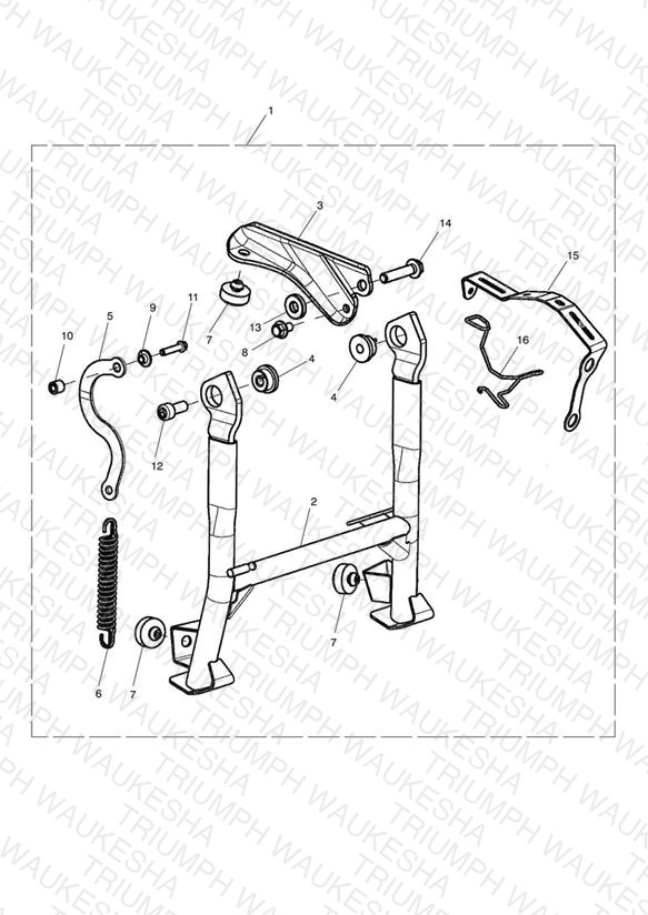 Centrestand Kit, Evap > 519108