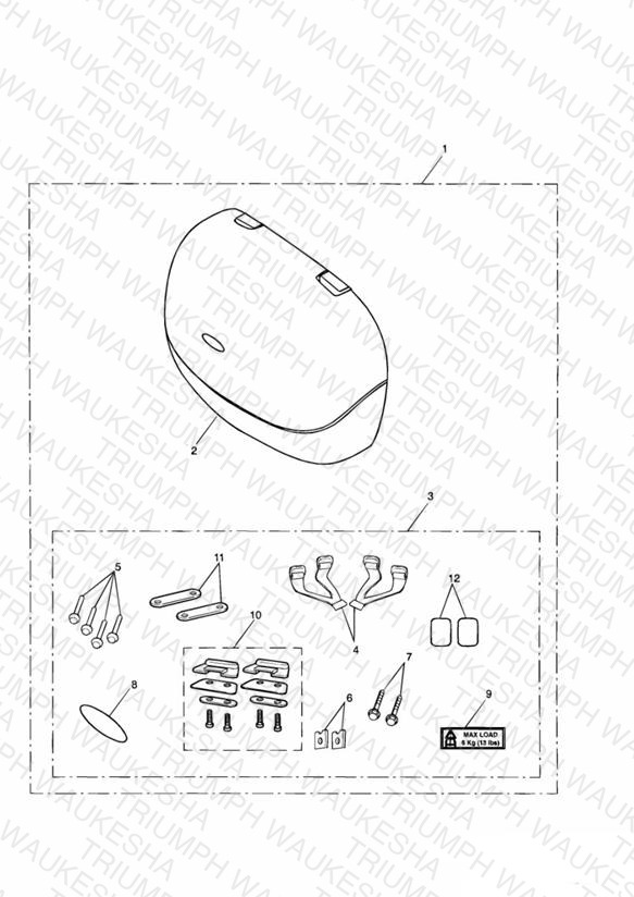 Outer Pannier Kit, LH