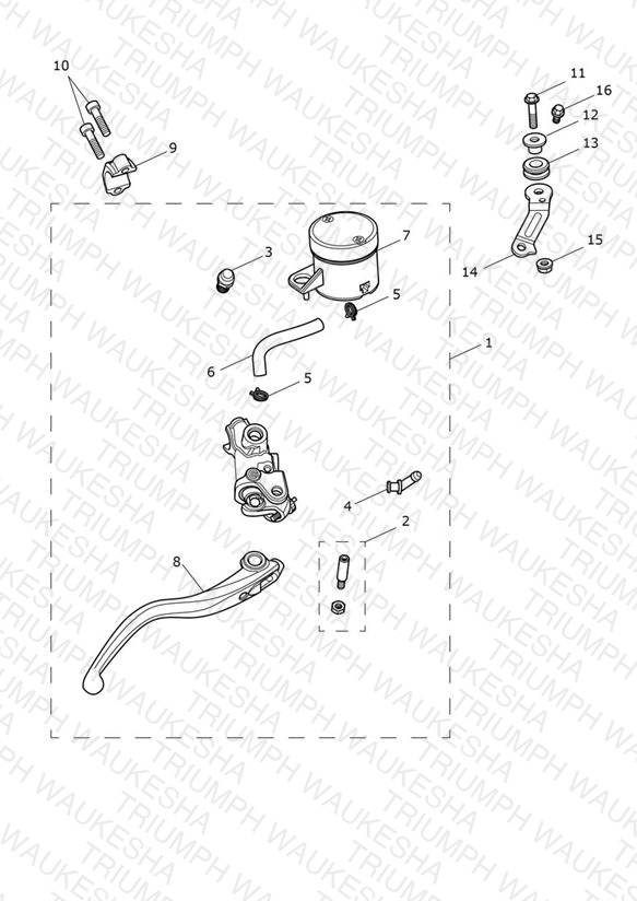 Front Brake Master Cylinder & Hoses