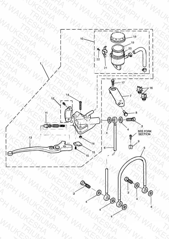 Front Brake Master Cylinder
