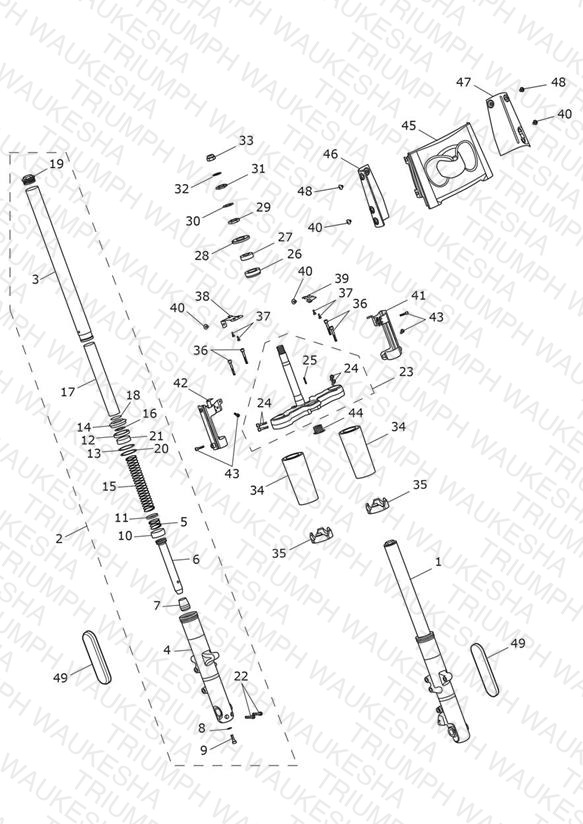 Front Forks & Lower Yoke