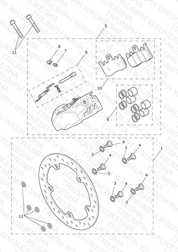 Rear Caliper & Disc