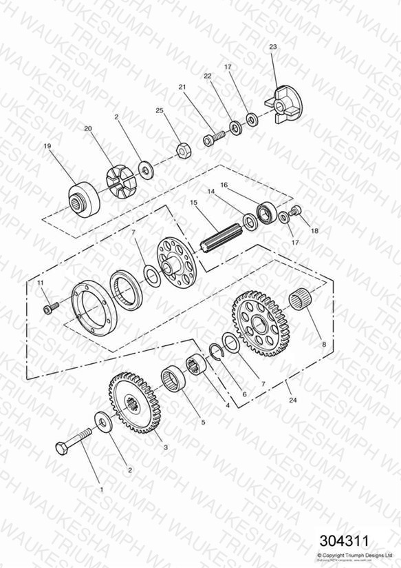 Alternator/ Starter Drive Gears