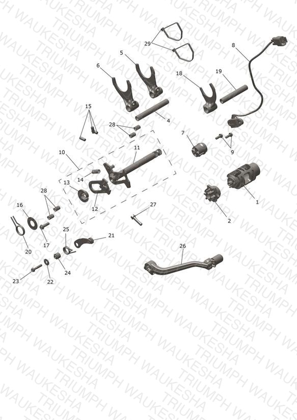 Gear Selectors & Pedal