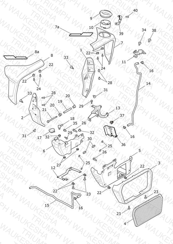 Radiator Cowls & Expansion Tank