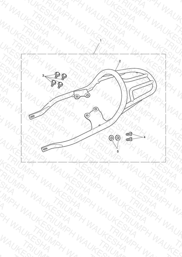 Luggage Rack Kit, Graphite