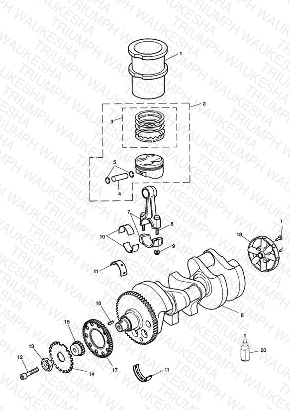 Crankshaft/Conn Rod/Pistons and Liners