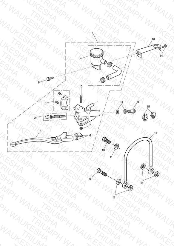 Front Brake Master Cylinder & Hoses