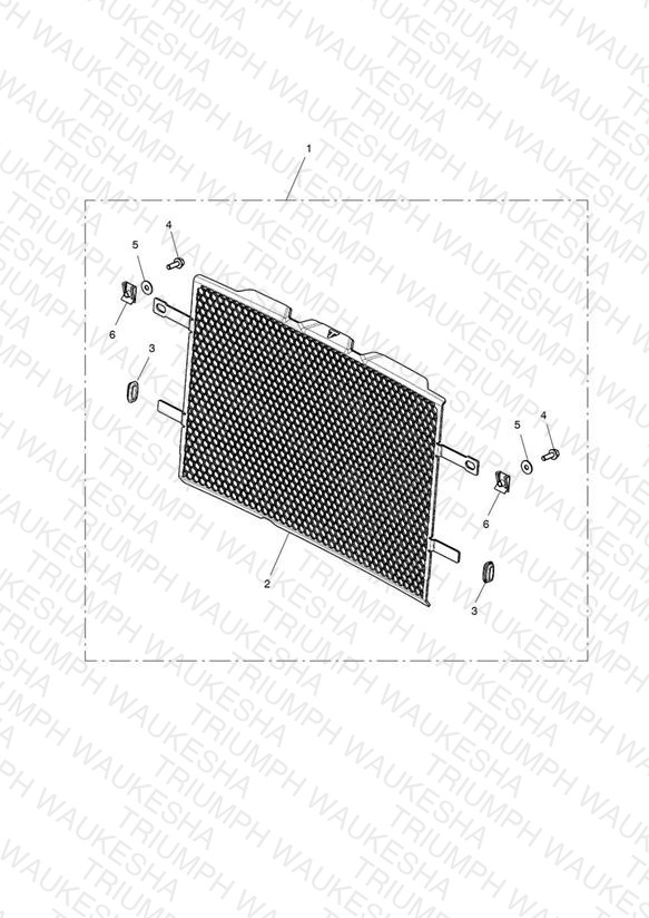 Radiator Guard Kit (Aluminium)