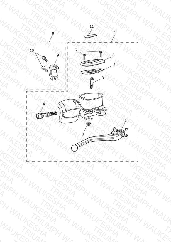 Front Master Cylinder Assy