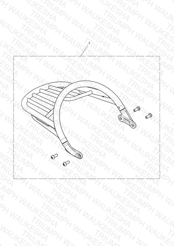 Grab Rail & Rack Kit, Chrome