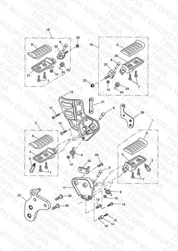 Footrests & Control Plates