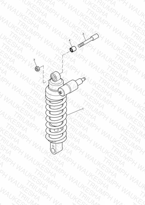 Rear Suspension Unit Single sided swingarm 161318 »
