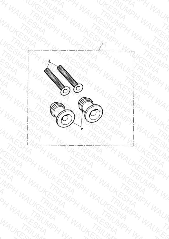 Anodised Paddock Stand Bobbins Kit, Silver