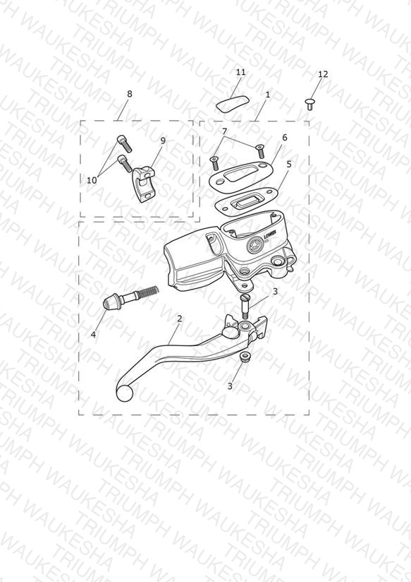 Front Master Cylinder Assy
