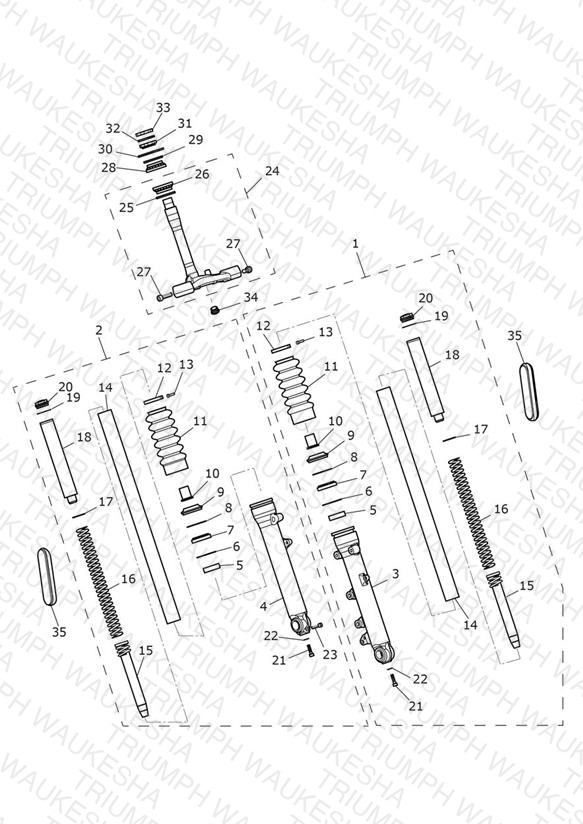Front Forks & Lower Yoke > 914447