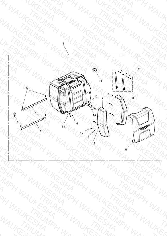 Top Box Assy, Unpowered