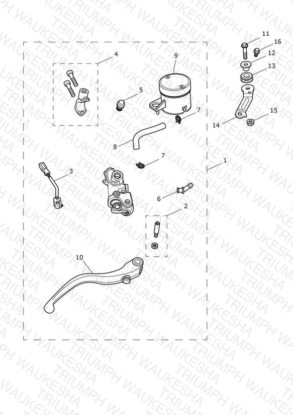 Front Brake Master Cylinder & Hoses