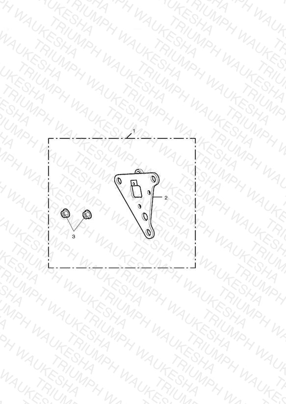 Bracket Kit, Rear Cyl Head Mount