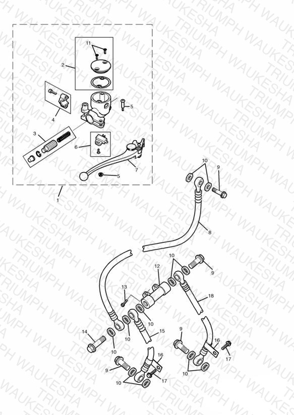Front Brake Master Cylinder