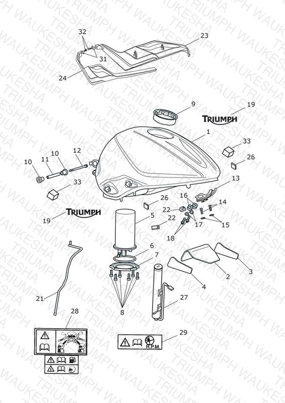 Fuel Tank, Fuel Pump & Fittings