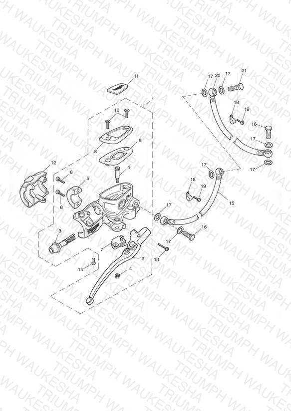 Front Brake Master Cylinder 210262 >