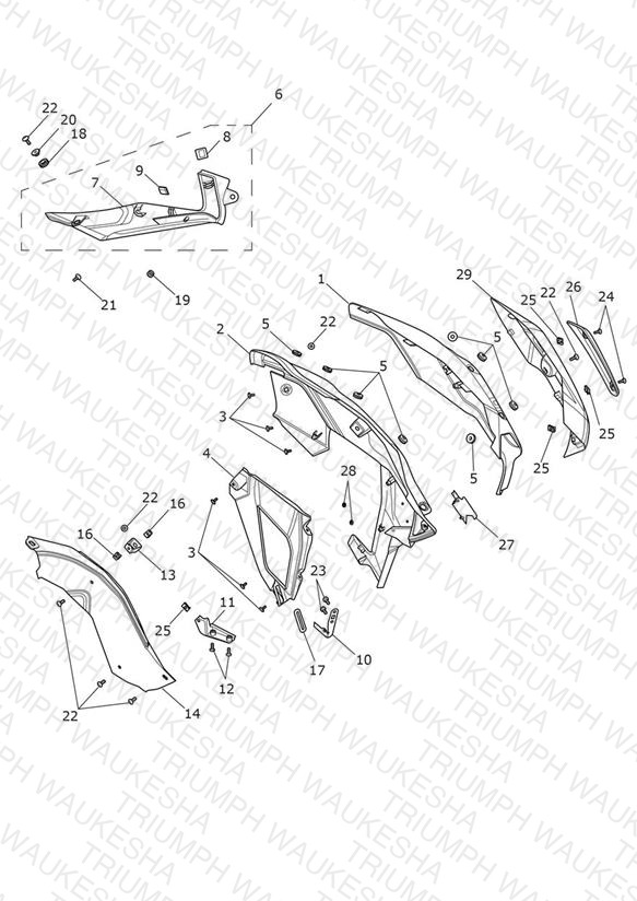 Fairings, LH