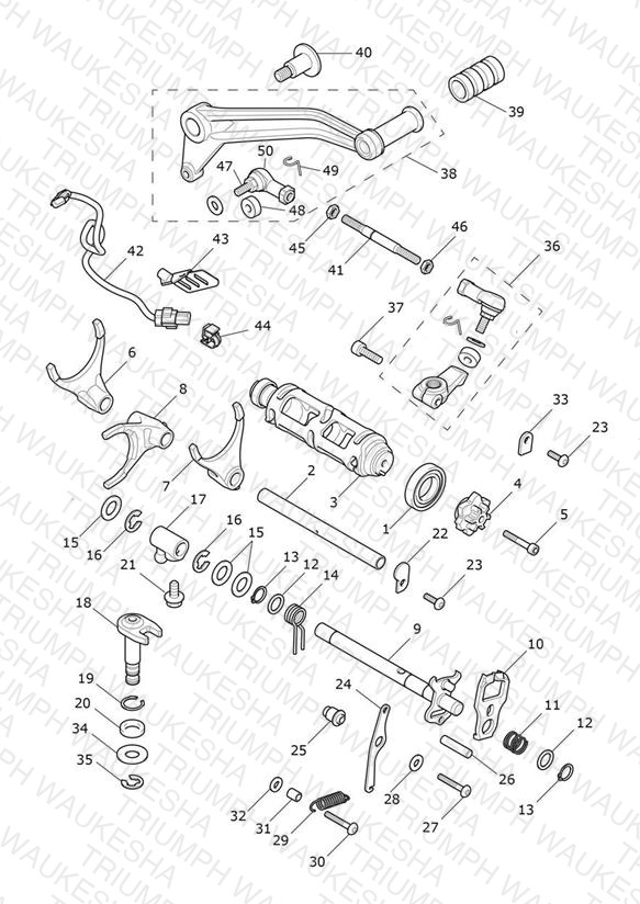 Gear Selectors & Pedal