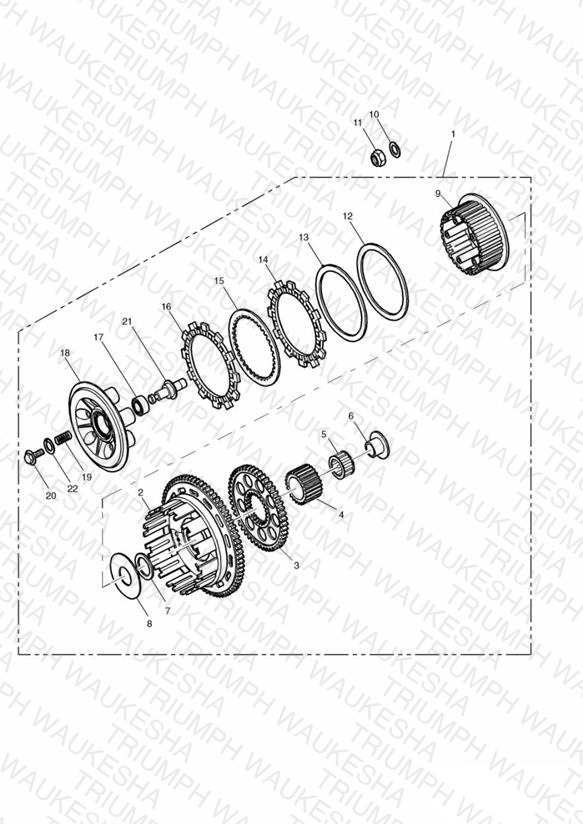 Clutch 955cc Engine