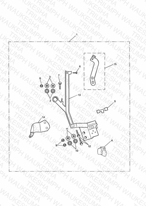 Pannier Rail, LH, Sub Assy