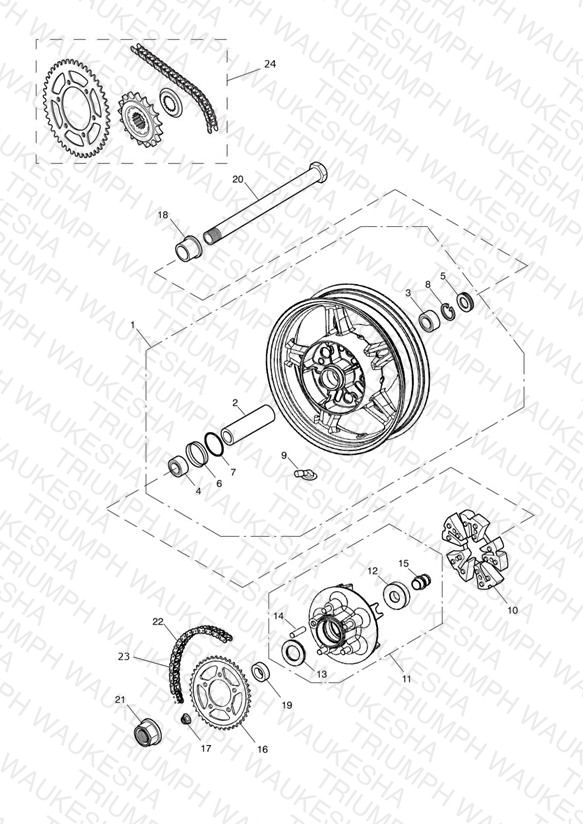 Rear Wheel & Final Drive 469051 >