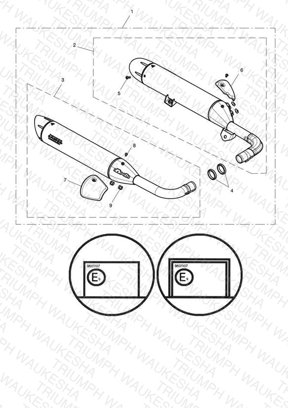 Silencer Pair, Homol, Black