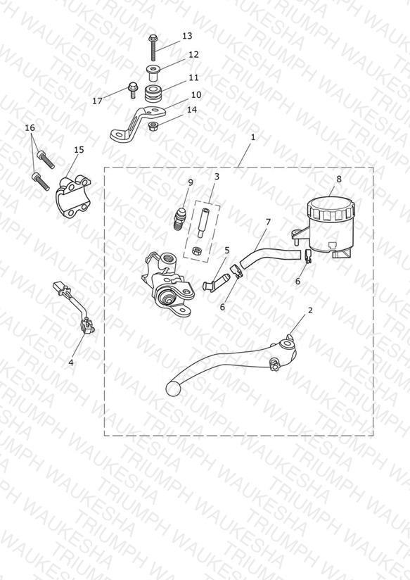 Front Master Cylinder Assy