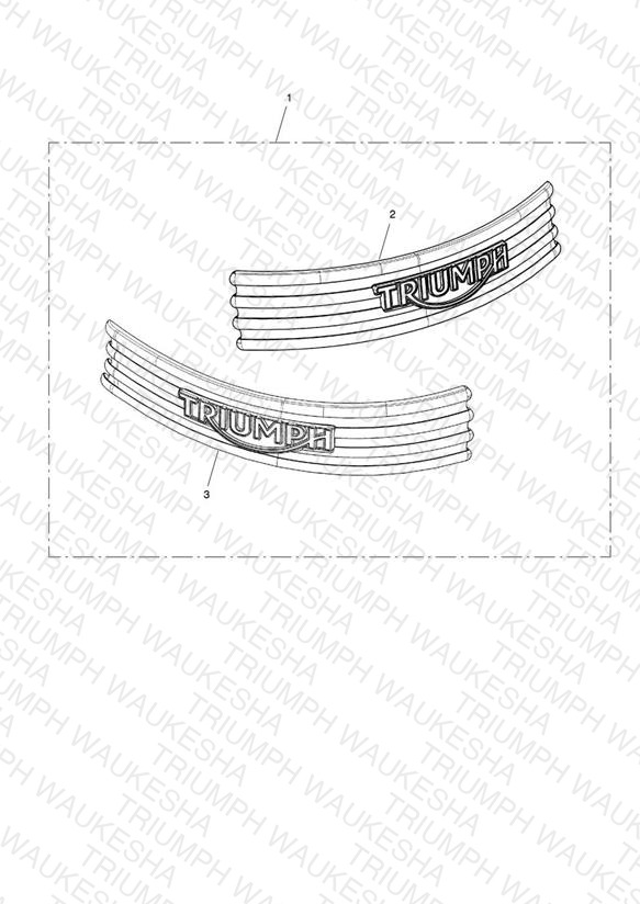 Tank Badge, Bar, Vintage, Kit
