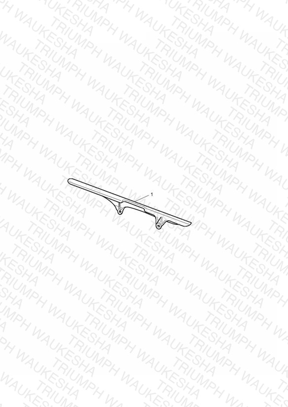 Upper Chain Guard, Carbon Fibre