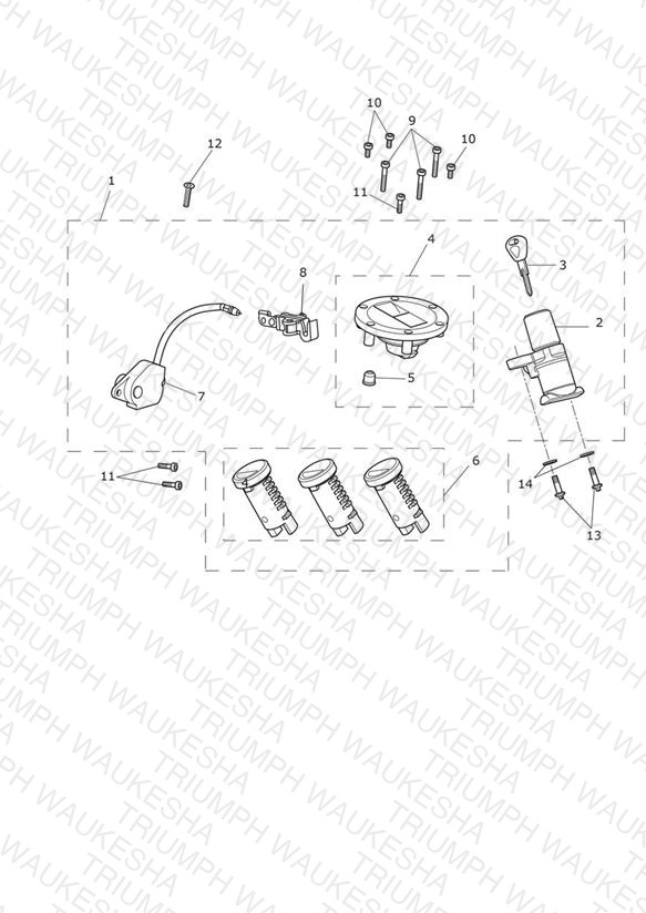 Ignition Switch & Lock Set