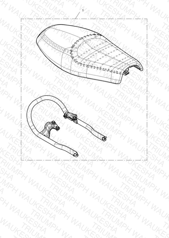 Seat, Dual, Comfort, Brown Kit