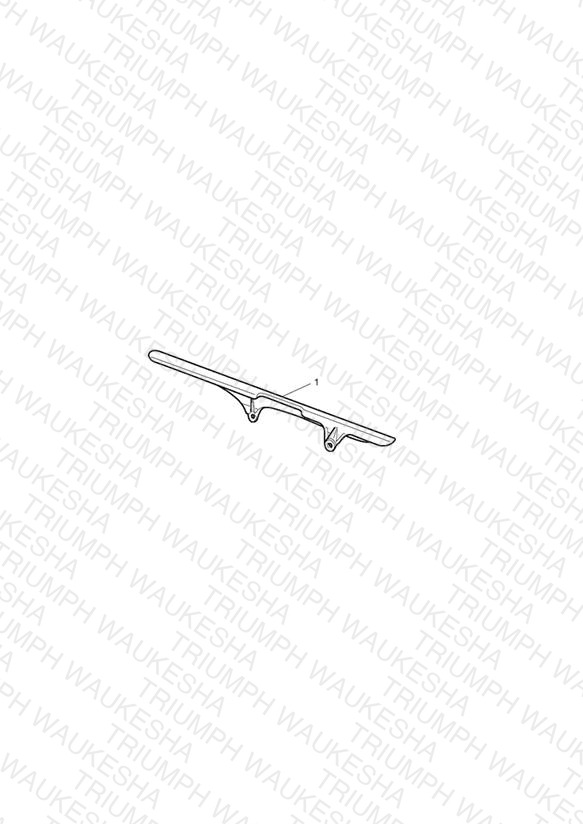 Upper Chain Guard, Carbon Fibre