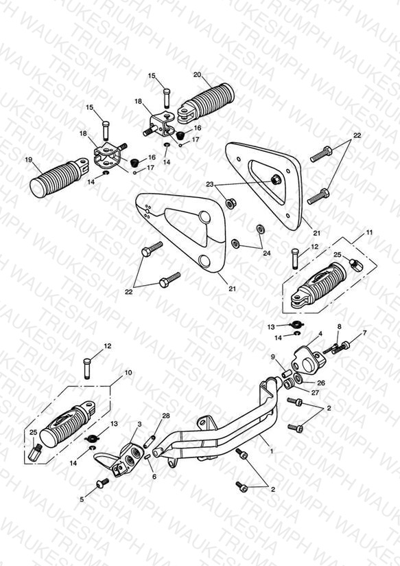 Footrests & Mountings