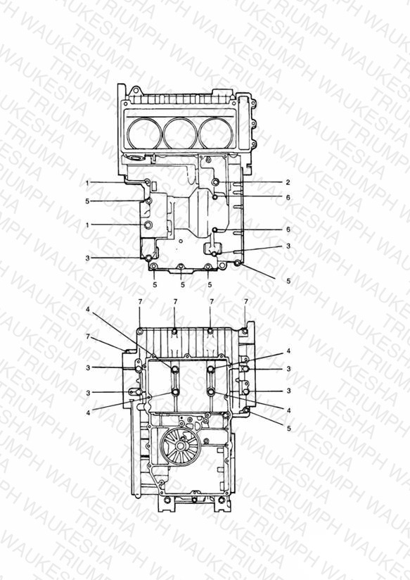 Crankcase Fixings Grey Engines 11853 »