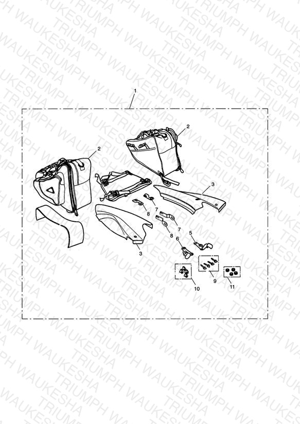 Sports Throwover Pannier Kit