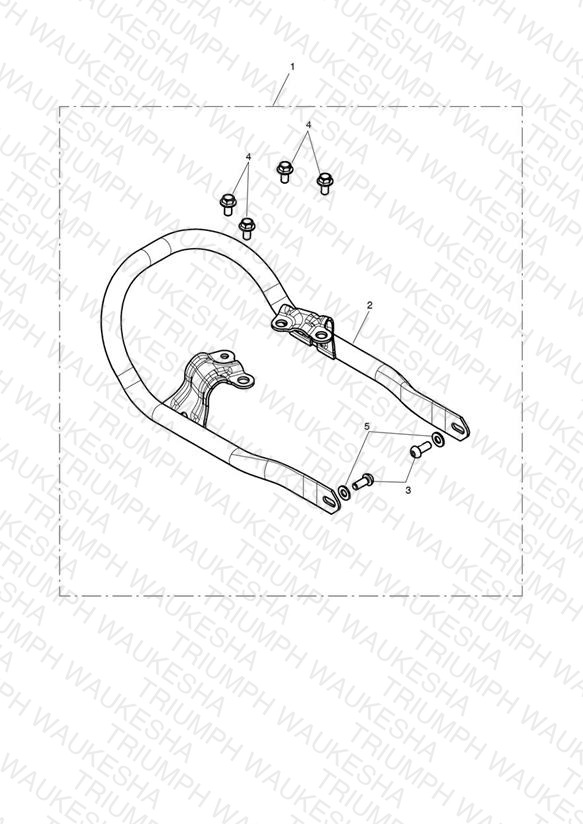 Grab Rail Kit, Chrome