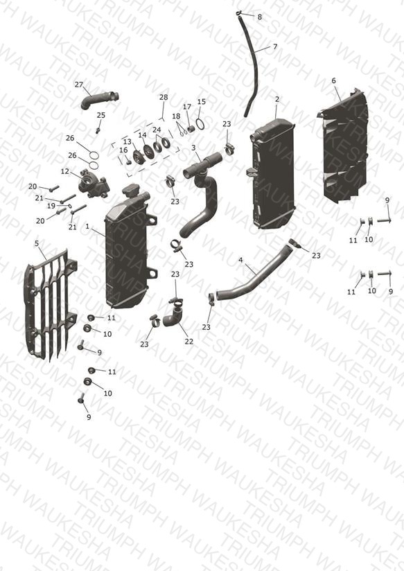Radiator, Fan & Thermostat