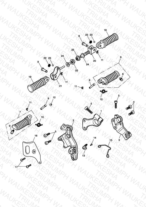 Footrests & Mountings