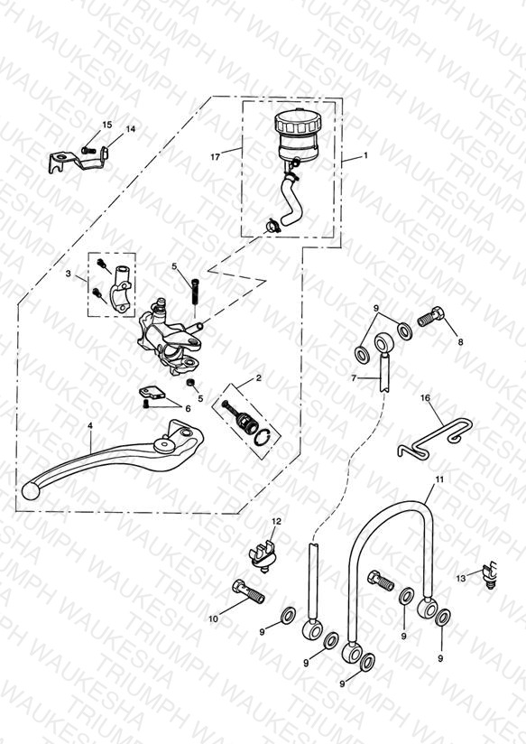 Front Brake Master Cylinder & Hoses